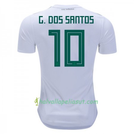 Jalkapallo Pelipaidat Meksiko G.Dos Santos 10 World Cup 2018 Vieraspaita